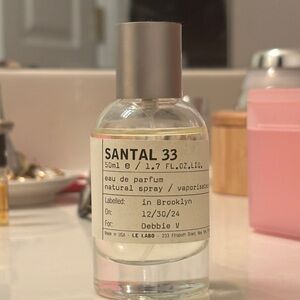 Le Labo Santal 33 with Silver Cap